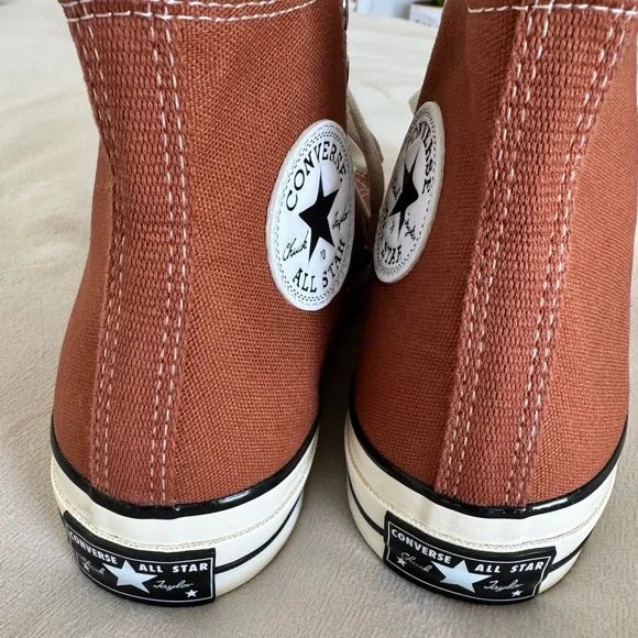 All star Chuck Taylor Converse Brown High-Top Sneakers - Picture 5 of 9